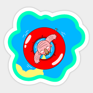 Red Ring Sticker